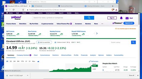 today's daily stock tip 7/18/2022