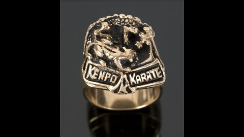 ELVIS PRESLEY KENPO KARATE RING