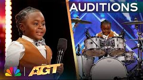 5-Year-Old Chrisyius Whitehead Is A Drumming SAVANT! / Auditions / AGT 2024