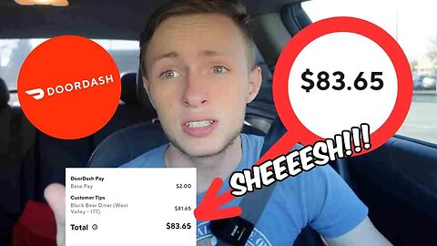 I Got Paid Over $80 For ONE Order | DOORDASH RIDEALONG