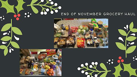 End of November Grocery Haul