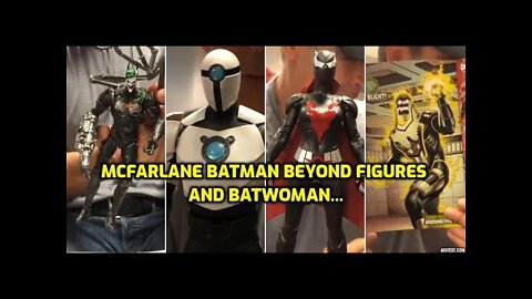 MCFARLANE DC MULTIVERSE BATMAN, SHRIEK, JOKERBOT, BLIGHT BATWOMAN, BATMAN BEYOND - NINJA KNIGHT