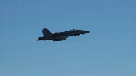 Spanish Air Force EF-18 Hornet Takeoffs