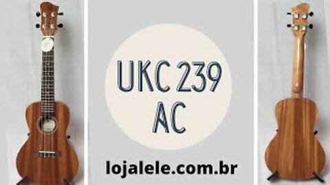 Ukulele Marquês Concert UKC 239 Sapele corda Aquila