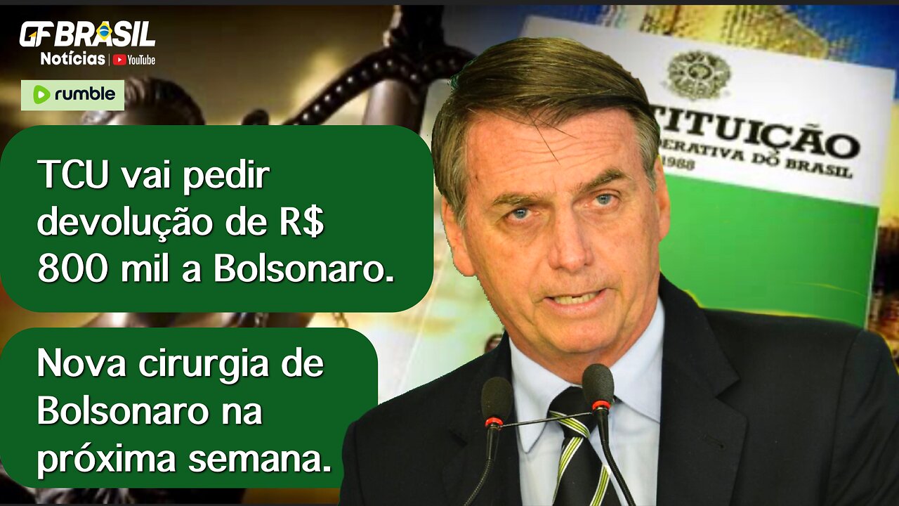 Tcu Vai Pedir Devolução De R 800 Mil A Bolsonaro Nova Cirurgia De