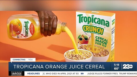 Tropicana Crunch: The cereal made to be used with orange juice