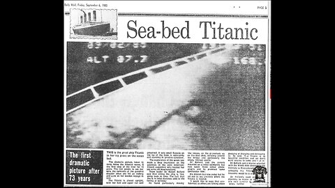 #OnThisDate September 1, 1985 - Unveiling the Titanic