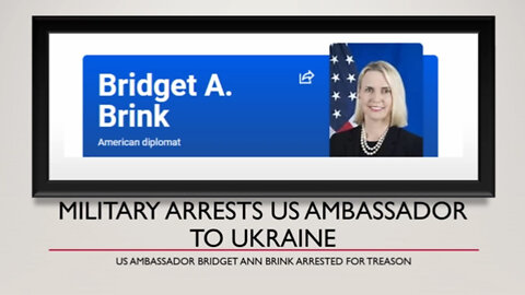 Breaking: US Ambassador to Ukraine Arrested by Special Forces for Treason