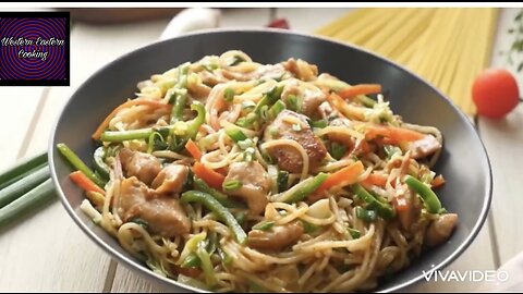 Easy Chicken Chow Mein