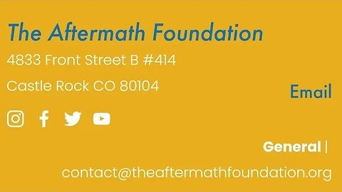 How Should The Aftermath Foundation Move Forward. Have Your Say