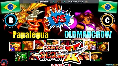 Samurai Shodown II (Papalegua Vs. OLDMANCROW) [Brazil Vs. Brazil]