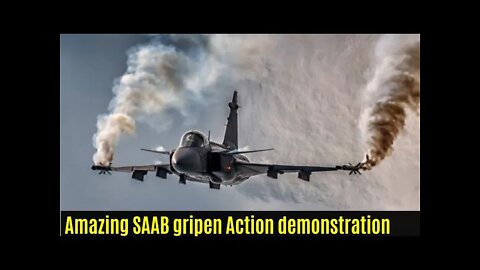 Amazing !! SAAB JAS Gripen 39 Action demonstration every year