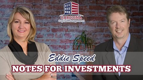 67 Eddie Speed and Notes for Investments