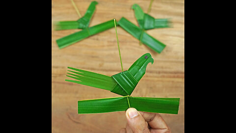 Coconut Leaf Crafts Idea😍Handmade Craft Activities With Real Leaves🌴