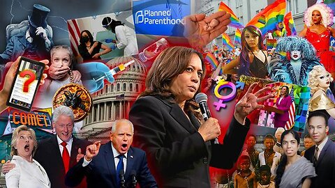 KAMALA HARRIS US-PRÄSIDENTSCHAFT MARIONETTE ELITE-PÄDOPHIL ABTREIBUNG LGBT