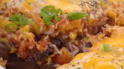 Easy Salsa Chicken Casserole