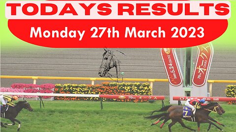 Monday 27th March 2023 Free Horse Race Result