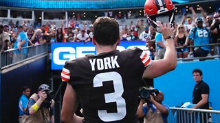 Cade York gives Browns first season opener win in 18-years with victory over Baker Mayfield-led Panthers