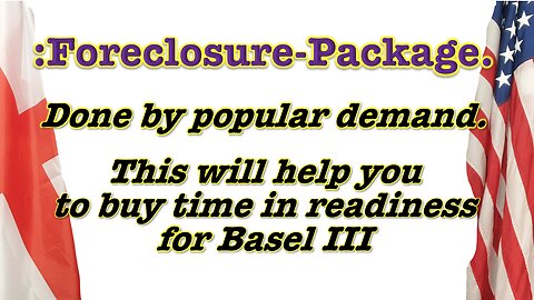 FORECLOSURE PACKAGE.