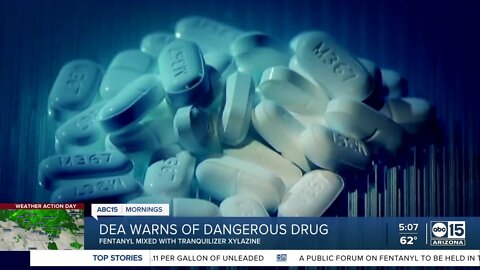 DEA issues alert about widespread threat of xylazine