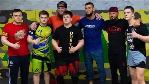 Khamzat Chimaev trains with Ramzan Kadyrov’s children