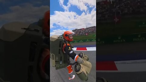 Unusual: jet-pack racing with a first-person view.