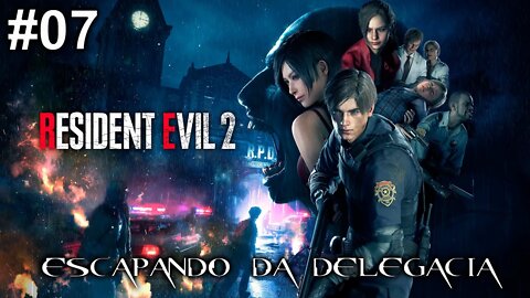 RESIDENT EVIL 2 REMAKE #07 - Escapando da delegacia# LEON