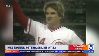 September 30, 2024 - TV Station Announces Death of Baseball Hits King, Pete Rose