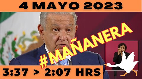 💩🐣👶 #AMLITO | Mañanera Jueves 4 de Mayo 2023 | El gansito veloz de 3:37 a 2:07.