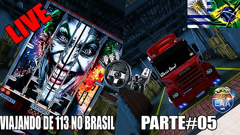 🟠Euro Truck Simulator 2 Viajando de Scania 113H no Brasil Map Eaa 07/09/2023