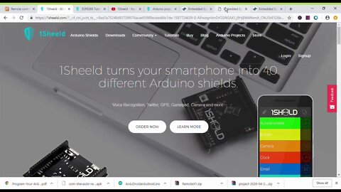 1Sheeld Arduino Shield - Replace All your Arduino Shields with your Smartphone this Shield