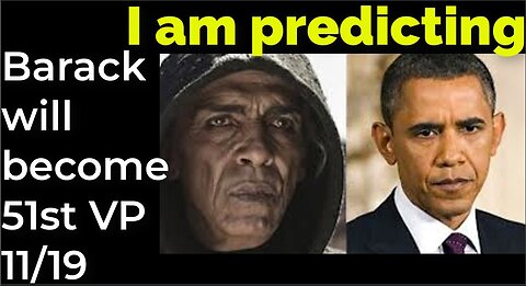 I am predicting: Barack will become 51st vice president on Nov 19