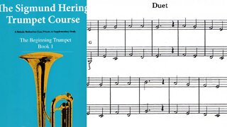 🎺 [MÉTODO DE TROMPETE] Livro 1 do método de Sigmund Hering 19 (Primeiro Dueto)