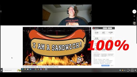 HOT DOGS ARE SANDWICHES "Hot Dog Lover"Song Neebs Gaming Reaction video #hotdog #OldmanJM #sandwich