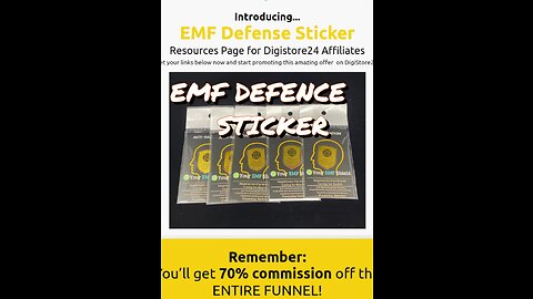 EMF DEFENSE STICKER