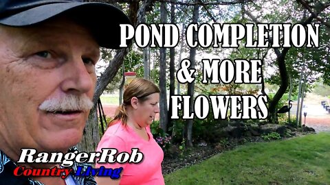 Pond Rebuild Completion & Adding Flowers