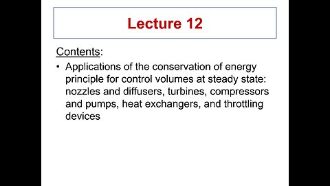 Lecture 12 (Part I) - ME 3293 Thermodynamics I (Spring 2021)