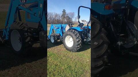 3" Wheel Spacers on LS Tractor MT468 #farmequipment #agriculturalmachinery #farming #lstractor