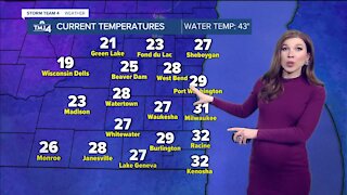 Flurries with temps in the 30s on Thursday