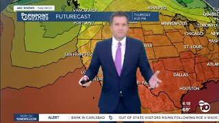 Derek's July 7 forecast: warmer temperatures this weekend