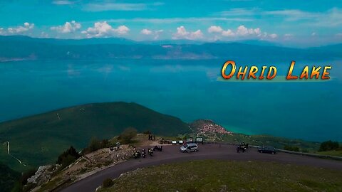 GALICICA panorama view OHRID LAKE and Trpejca, Macedonia (Sony ZV1 + DJI Mavic Pro)