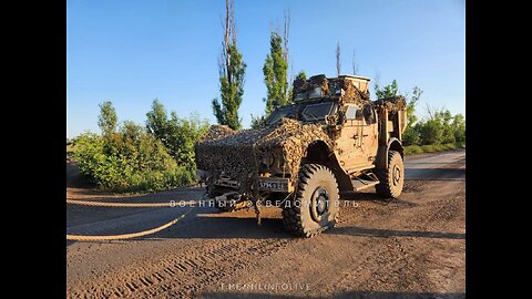 Vehículo blindado de combate MRAP Oshkosh M-ATV de la OTAN/Ucrania capturado