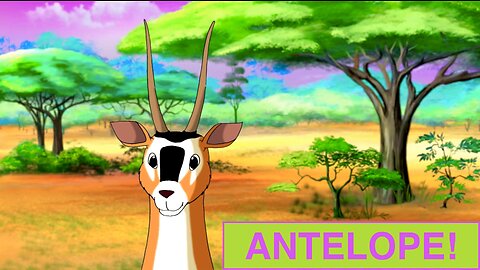 Children Cartoon - Antelope Cartoon - Kids Cartoon - Learning Cartoon