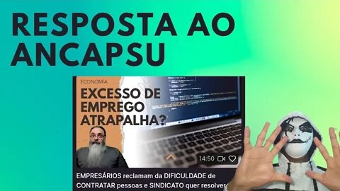 Resposta ao Canal Ancapsu sobre a falta de mão de obra nas empresas de tecnologia.