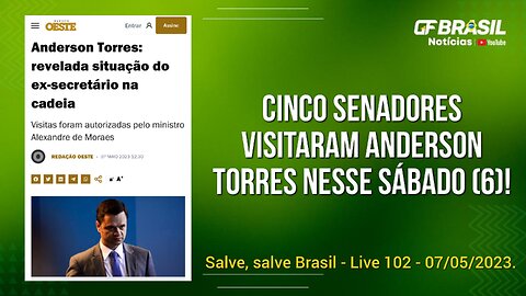 GF BRASIL Notícias - Atualizações das 21h - domingão patriótico - Live 102 - 07/05/2023!