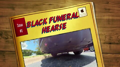 Black Funeral Hearse - #halloween #ghosts #horrofan