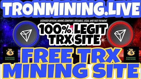 || TRONMINING.LIVE || FREE TRX MINING SITE ||