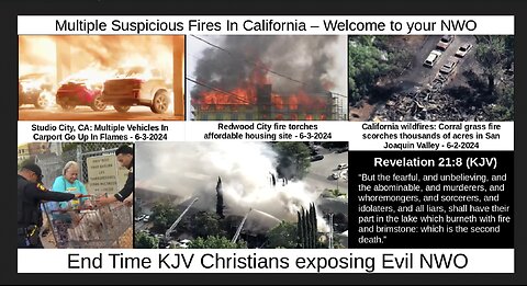 Multiple Suspicious Fires In California – Welcome to your NWO