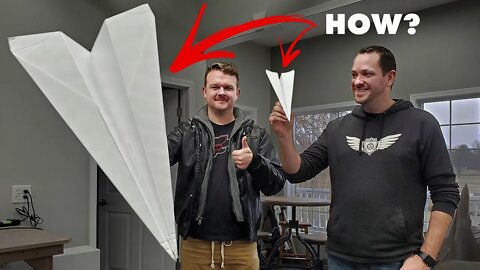 Giant Paper Airplanes!? 😱