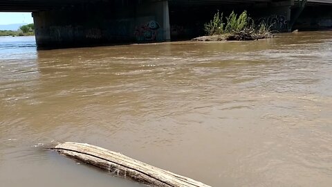 Water Prayer at the Rio Grande River! Mni Wiconi! Water Is Life!! Hare Krishna!!!